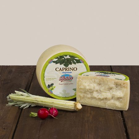 CAPRINO STAGIONATO IN FORMA O TRANCI